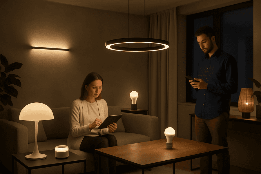 La iluminación LED transformará tu entorno en 2025: eficiencia, diseño innovador y sostenibilidad mejorarán espacios y bienestar, con LEDs inteligentes y IoT.