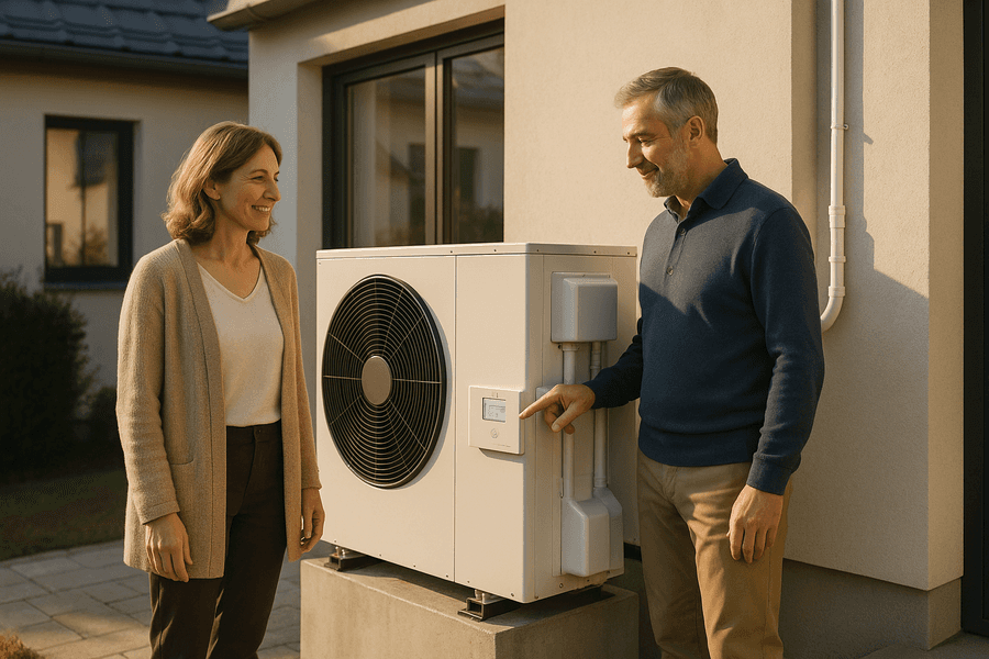 Conoce la aerotermia: una tecnología que usa la energía del aire para climatizar y calentar agua eficientemente. Es versátil y silenciosa, ideal incluso en frío extremo.