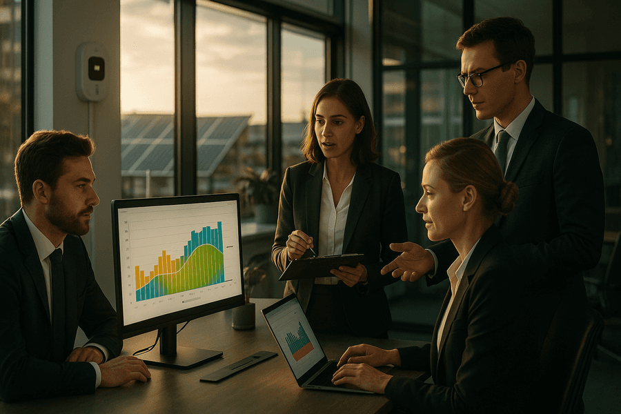 En un mundo eco-consciente, optimizar la eficiencia energética reduce costos y mejora el impacto ambiental con tecnologías avanzadas y renovables.