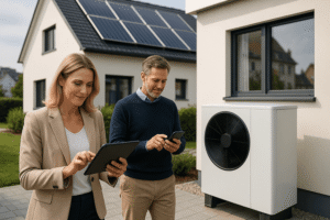 Explora el futuro de la aerotermia, una solución sostenible y eficiente para calefacción y refrigeración que se integra con energías renovables y ofrece control remoto total, ideal para hogares comprometidos con el confort y la sostenibilidad.