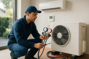 Ahorra en tus facturas y cuida el planeta usando aerotermia, que usa el aire para climatizar. Mantén tu sistema con revisiones para asegurar un consumo eficiente.