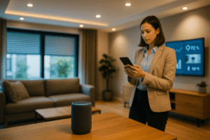 La domótica convierte nuestras casas en hogares inteligentes, mejorando eficiencia, seguridad y confort con control por voz y asistentes virtuales.